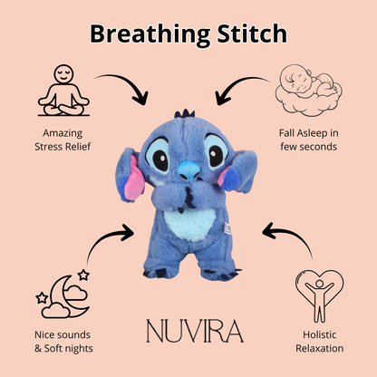 Breathing Stitch Plush Toy with Music™