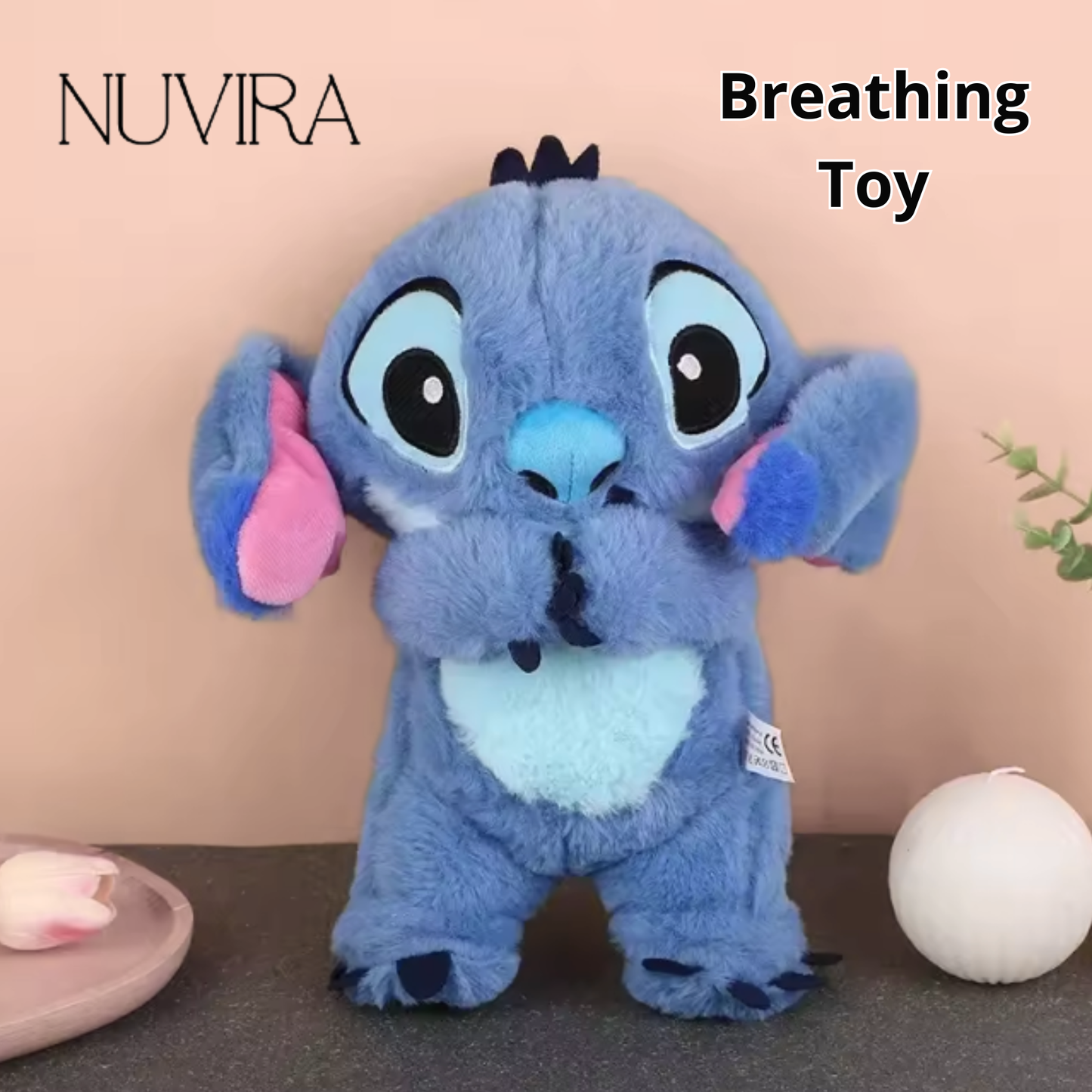 Breathing Stitch Plush Toy with Music™