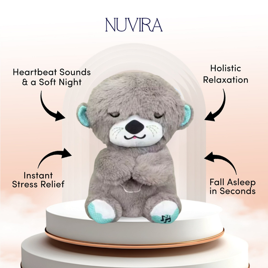 Calming Otter Plush Toy for Stress Relief (Single Piece)