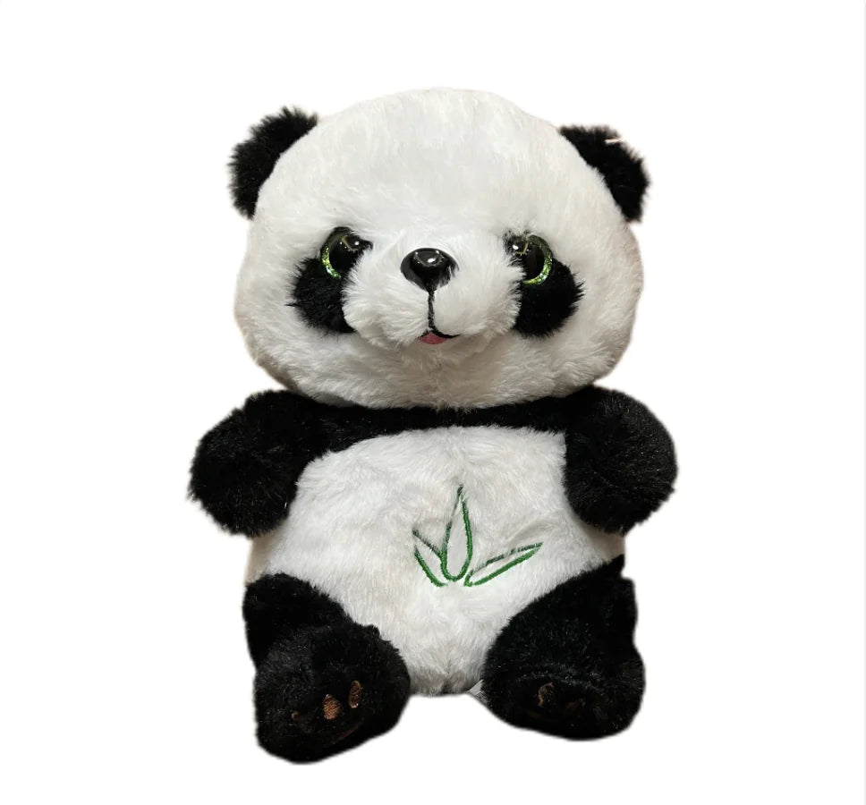 Cute Panda Plush Toy with Music and Lights